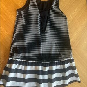 lululemon athletica Black and White Striped Dress